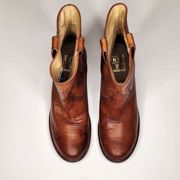 Frye Brown Heeled Boots - Picture 5 of 8